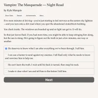 Vampire: The Masquerade — Night Road #34879