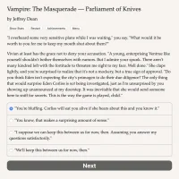 Vampire: The Masquerade — Parliament of Knives #34866