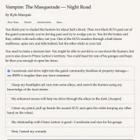 Vampire: The Masquerade — Night Road #34881