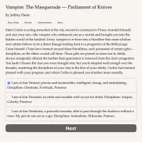 Vampire: The Masquerade — Parliament of Knives #34867