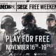 Ubisoft annuncia il Free Weekend di Tom Clancy's Rainbow Six Siege dal 16 al 19 novembre