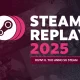 Steam Replay 2025: Valve pubblica il riepilogo annuale delle statistiche di gioco