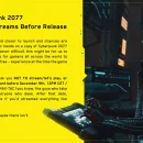 Cd projekt  red chiede pubblicamente di non fare streaming di cyberpunk 2077 prima della release