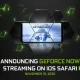 Geforce now arriva su safari per ios