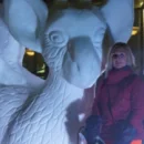 The Last Guardian: PlayStation Nordic realizza una statua di giacchio raffigurante Trico
