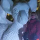 The Last Guardian: PlayStation Nordic realizza una statua di giacchio raffigurante Trico