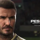 Due immagini di David Beckham in PES 2019