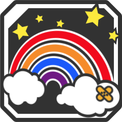 Connessione arcobaleno di dolore 