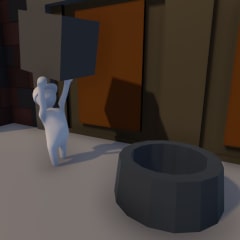 Square peg in a round hole