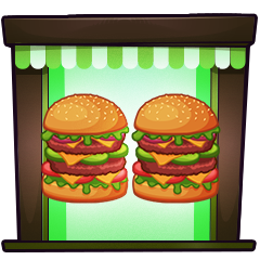 Collect 2 burgers