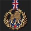 Distintivo della flotta della gloriosa Royal Navy